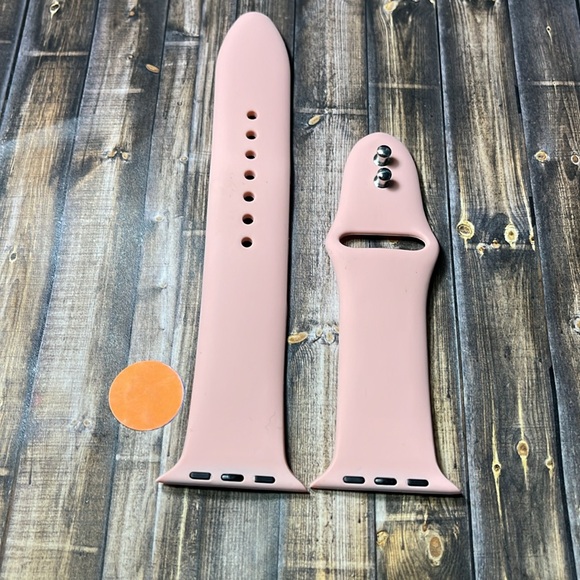 5for$10 Large Pale Pink 42mm/44mm/45mm Adjustable Apple Watch Watchbands NWT - Picture 4 of 4